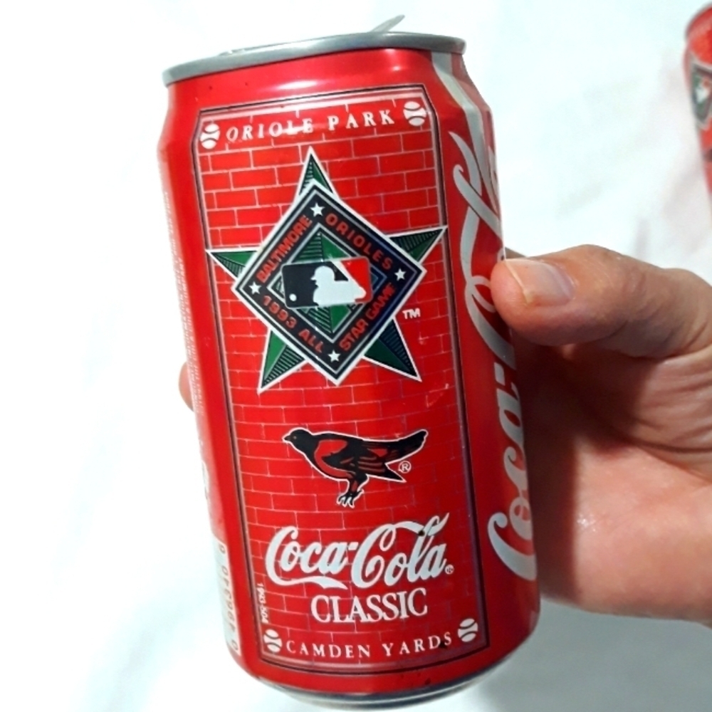Vintage 1993 All Star Game Orioles Park Coca Cola Can Collectable